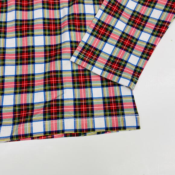 NWT The Oaks Apparel 5Y Christmas Plaid Polo - Picture 4 of 5